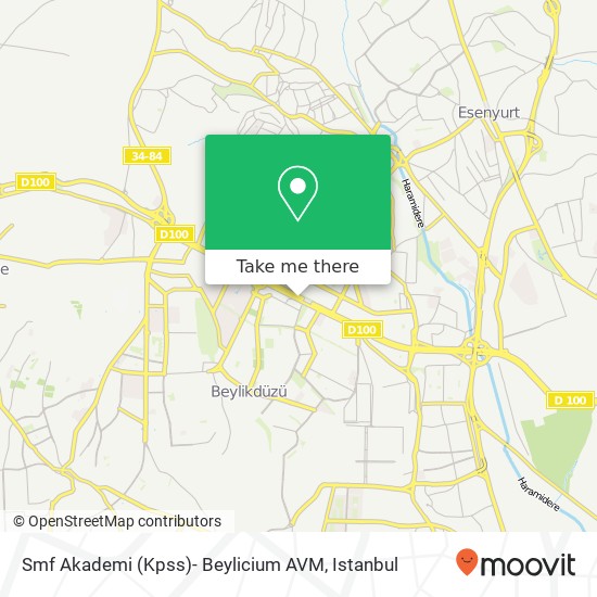 Smf Akademi (Kpss)- Beylicium AVM map