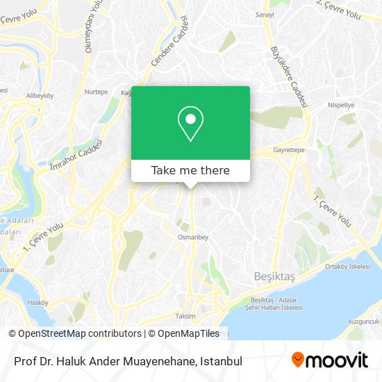 Prof Dr. Haluk Ander Muayenehane map