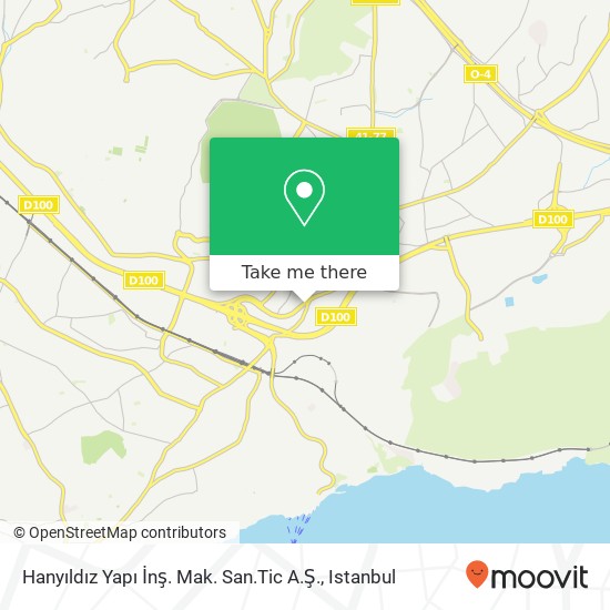 Hanyıldız Yapı İnş. Mak. San.Tic A.Ş. map