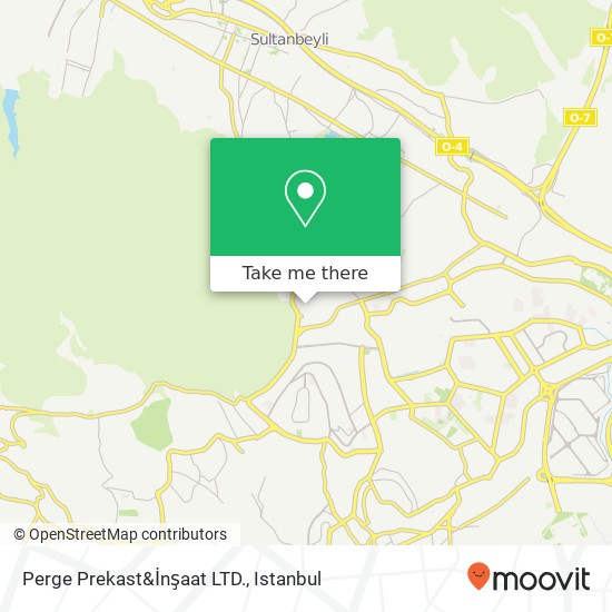Perge Prekast&İnşaat LTD. map