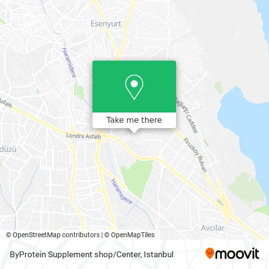 ByProtein Supplement shop / Center map