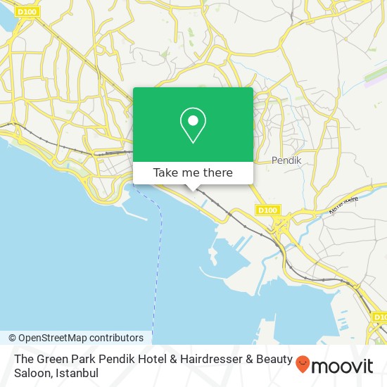 The Green Park Pendik Hotel & Hairdresser & Beauty Saloon map