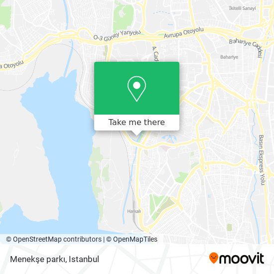 Menekşe parkı map