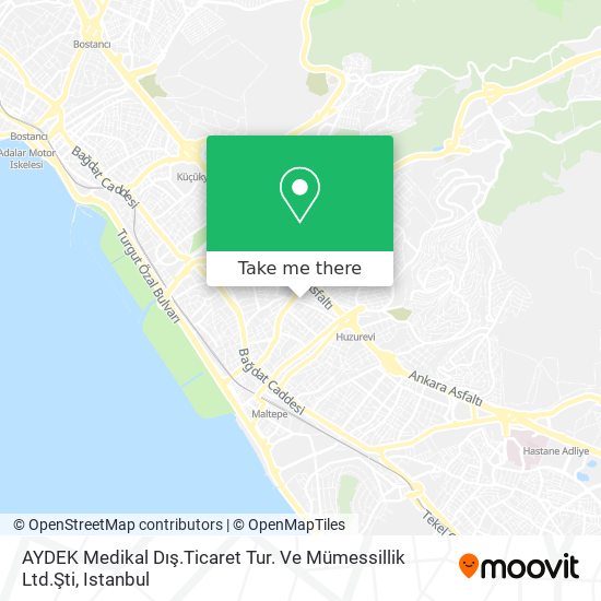 AYDEK Medikal Dış.Ticaret Tur. Ve Mümessillik Ltd.Şti map