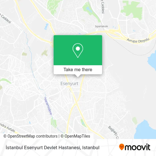 İstanbul Esenyurt Devlet Hastanesi map