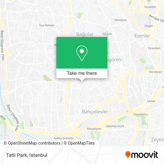 Tatli Park map