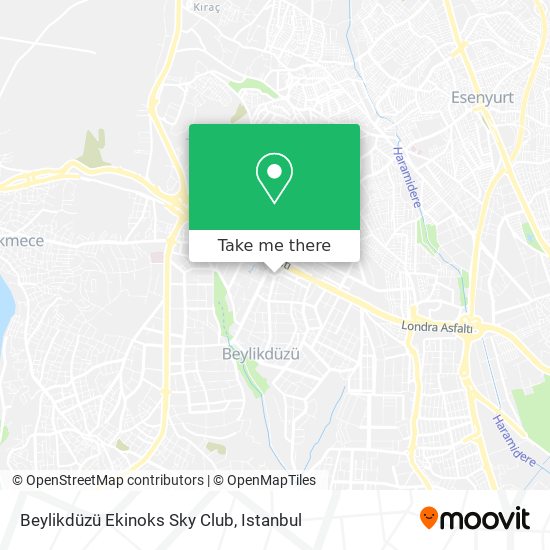 Beylikdüzü Ekinoks Sky Club map