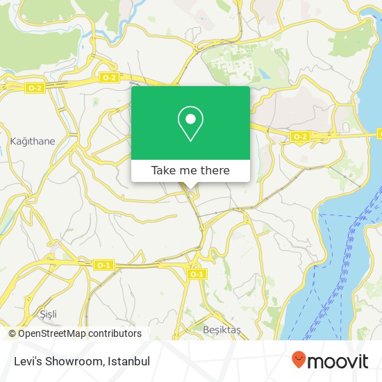 Levi's Showroom map