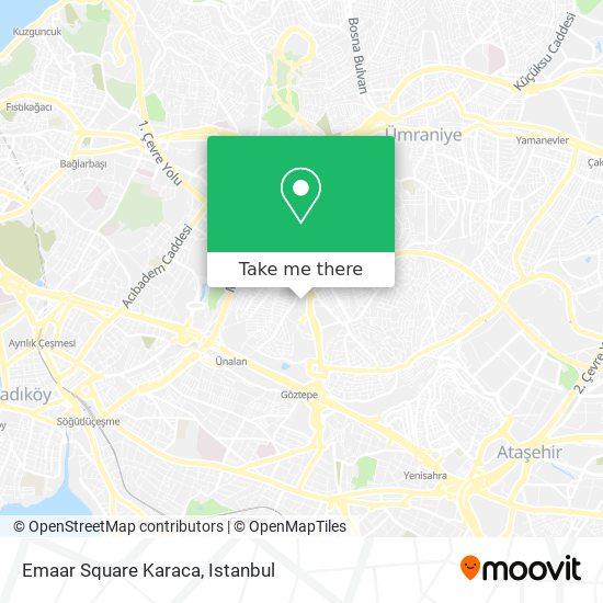 Emaar Square Karaca map