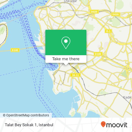 Talat Bey Sokak 1 map