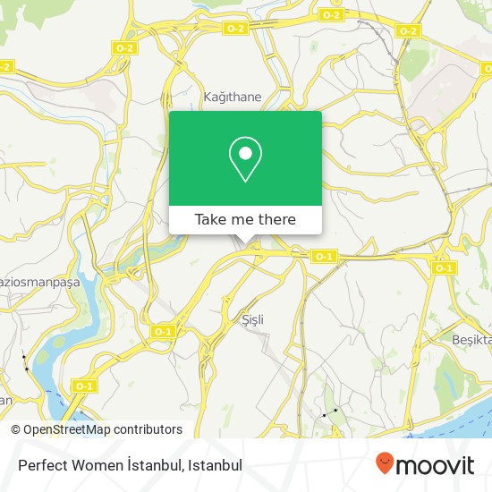Perfect Women İstanbul map