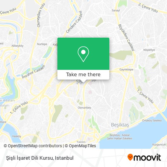 Şişli İşaret Dili Kursu map