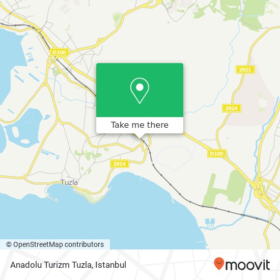 Anadolu Turizm Tuzla map