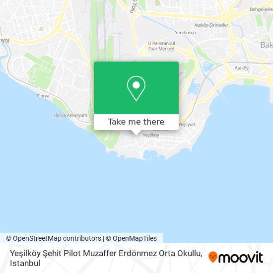 Yeşilköy Şehit Pilot Muzaffer Erdönmez Orta Okullu map