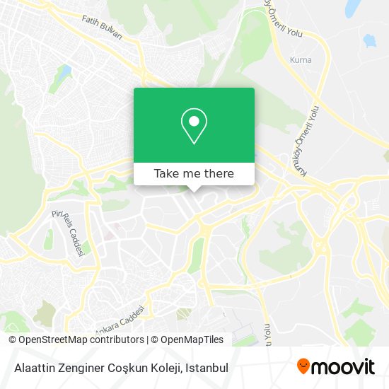 Alaattin Zenginer Coşkun Koleji map