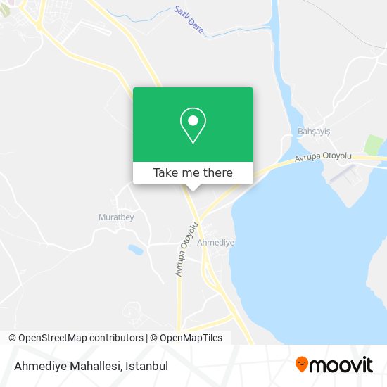 Ahmediye Mahallesi map