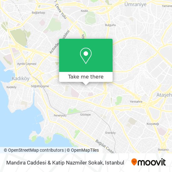 Mandıra Caddesi & Katip Nazmiler Sokak map