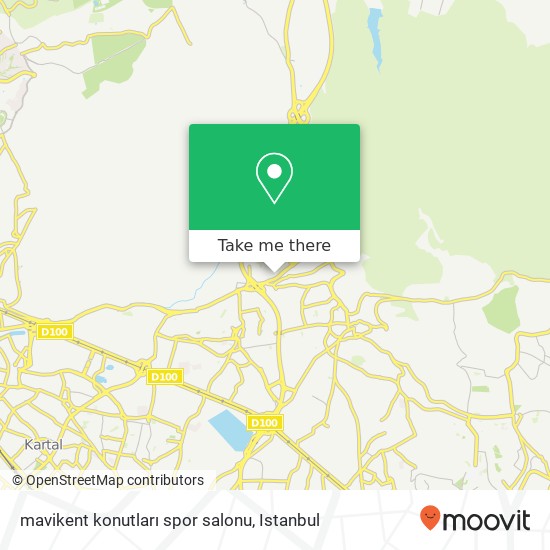 mavikent konutları spor salonu map