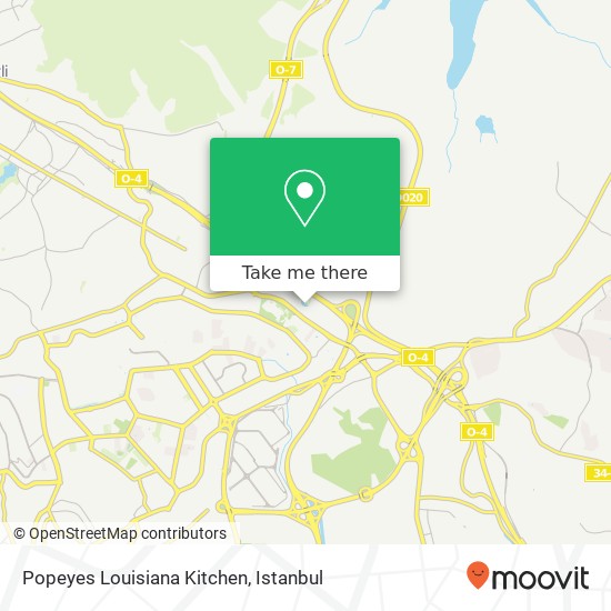 Popeyes Louisiana Kitchen map