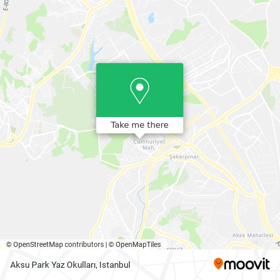 Aksu Park Yaz Okulları map