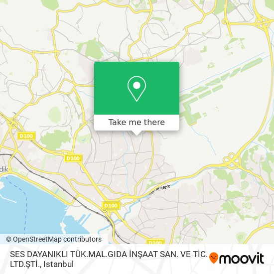 SES DAYANIKLI TÜK.MAL.GIDA İNŞAAT SAN. VE TİC. LTD.ŞTİ. map