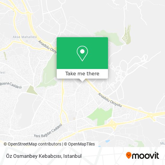 Öz Osmanbey Kebabcısı map