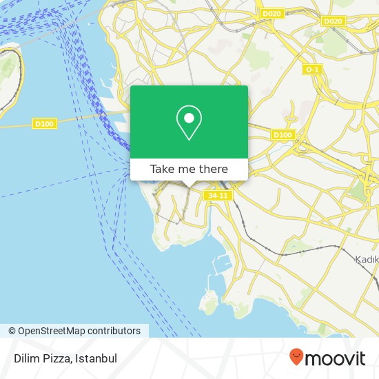 Dilim Pizza map