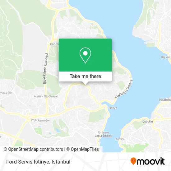 Ford Servis Istinye map
