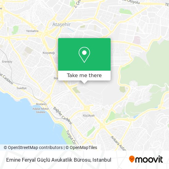 Emine Feryal Güçlü Avukatlik Bürosu map