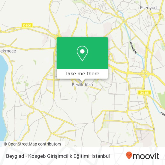 Beygiad - Kosgeb Girişimcilik Eğitimi map