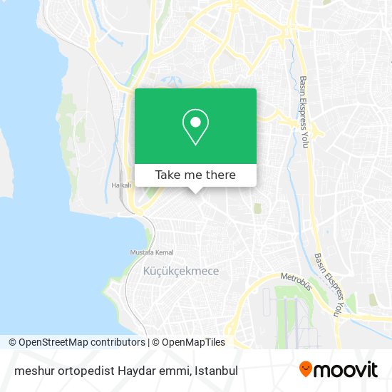 meshur ortopedist Haydar emmi map