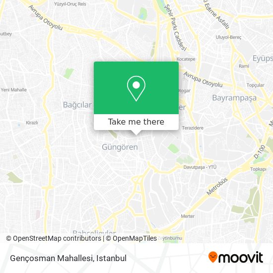 Gençosman Mahallesi map