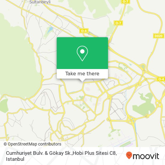 Cumhuriyet Bulv. & Gökay Sk.,Hobi Plus Sitesi C8 map