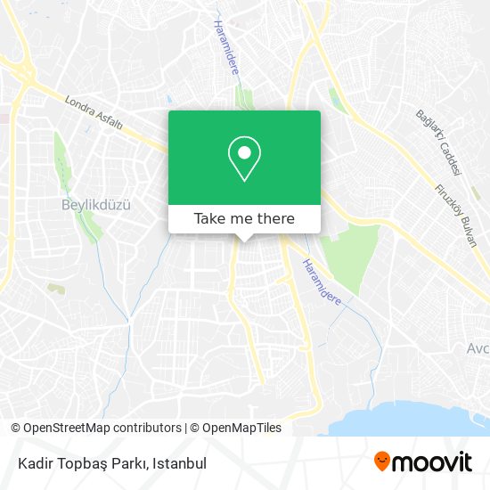 Kadir Topbaş Parkı map