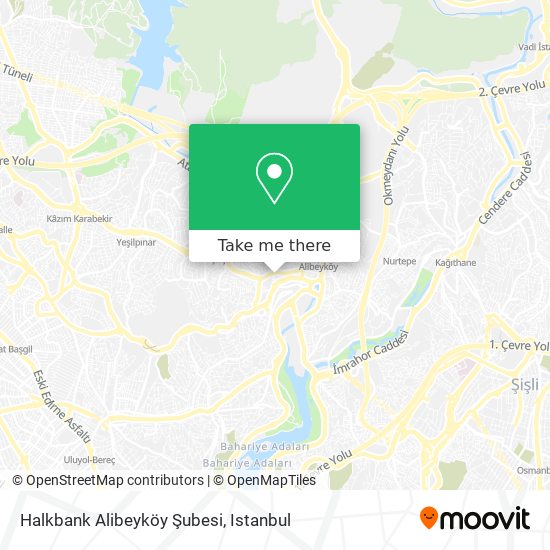 Halkbank Alibeyköy Şubesi map