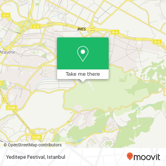 Yeditepe Festival map