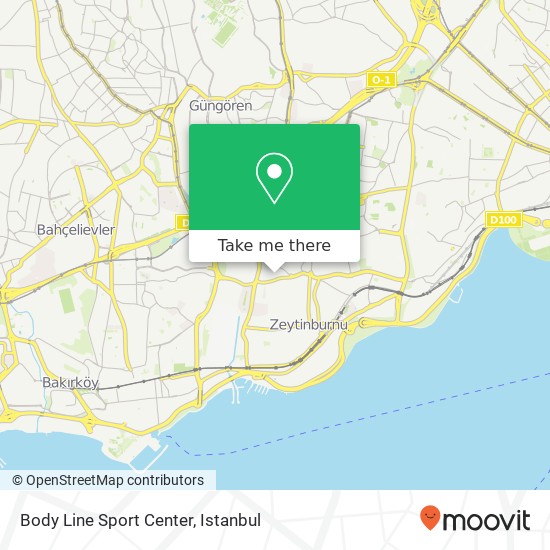 Body Line Sport Center map