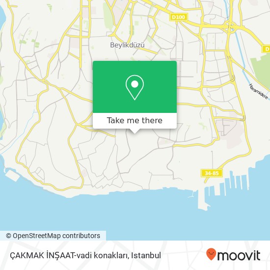 ÇAKMAK İNŞAAT-vadi konakları map