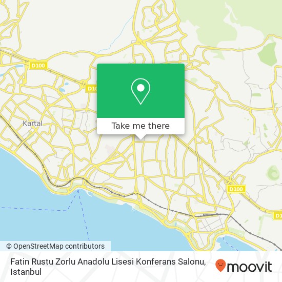 Fatin Rustu Zorlu Anadolu Lisesi Konferans Salonu map