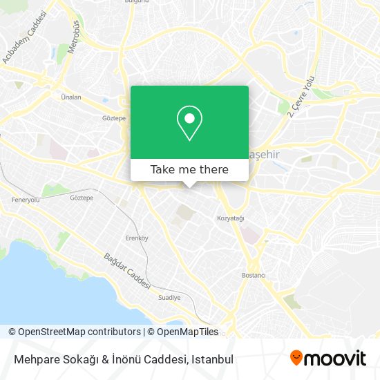 Mehpare Sokağı & İnönü Caddesi map