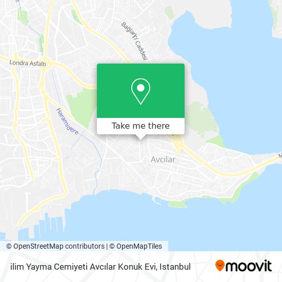 ilim Yayma Cemiyeti Avcılar Konuk Evi map