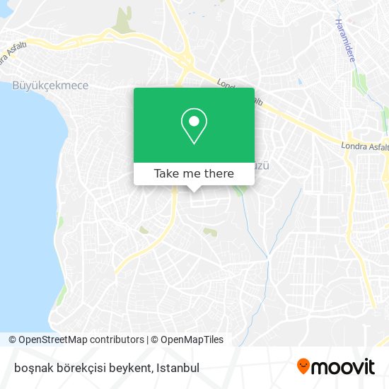 boşnak börekçisi beykent map