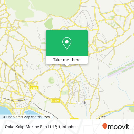 Onka Kalıp Makine San.Ltd.Şti map