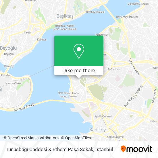 Tunusbağı Caddesi & Ethem Paşa Sokak map
