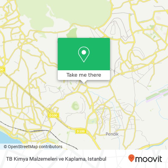 TB Kimya Malzemeleri ve Kaplama map