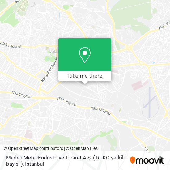 Maden Metal Endüstri ve Ticaret A.Ş. ( RUKO yetkili bayisi ) map