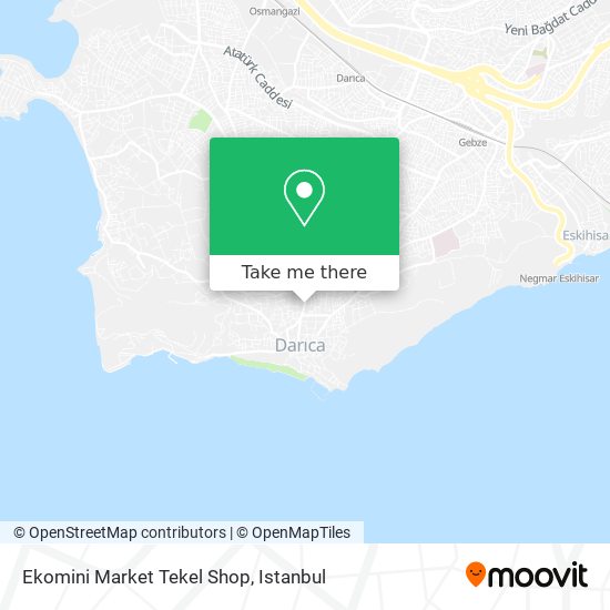 Ekomini Market Tekel Shop map