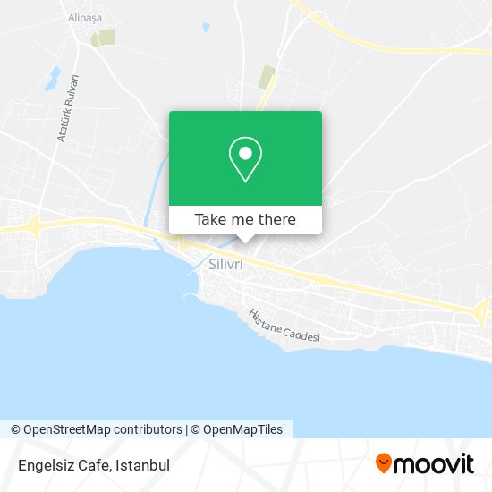 Engelsiz Cafe map