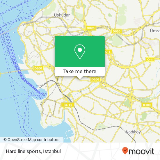 Hard line sports map