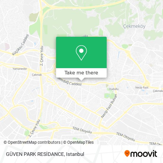 GÜVEN PARK RESİDANCE map